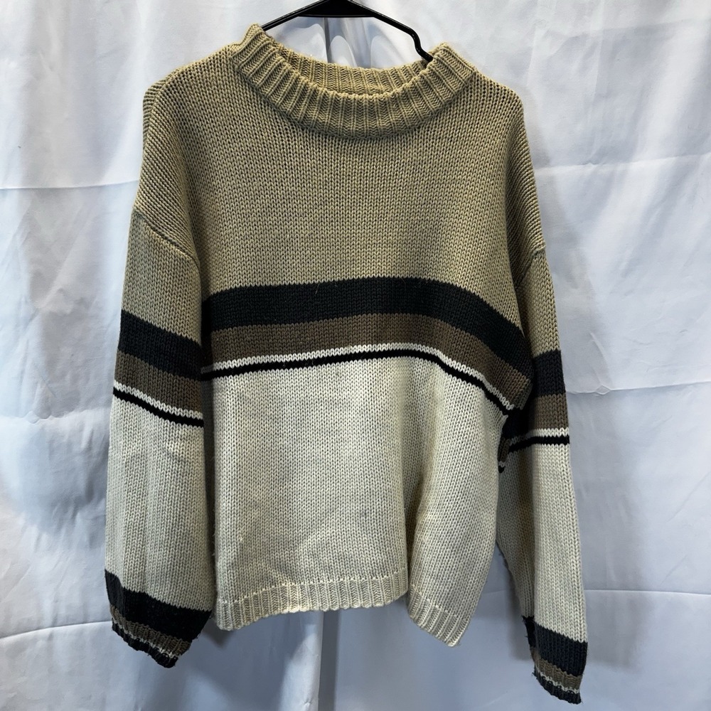 BKE‎ Women's Mock Neck Striped Sweater Size XS